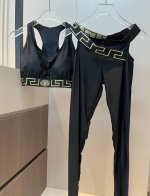 特 P100￥P 范思哲新款高弹力健身瑜伽服运动套装~塑腰小背心 修身提臀显瘦打底裤脚 码数：Sm L Xl