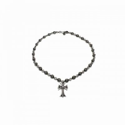 Chrome Hearts克罗心 中号十字架十字花球链绑定款