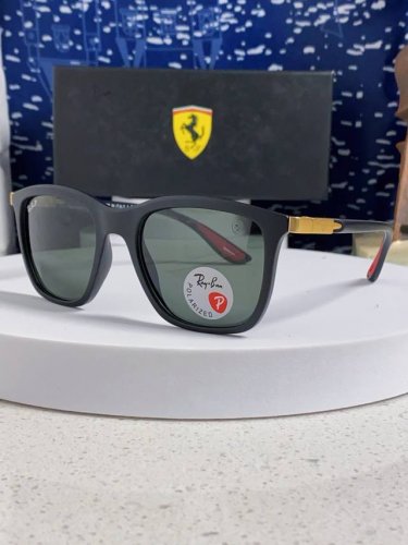Rayban雷朋太阳眼镜法拉利联名款方形墨镜Rb4433M Size:54口20-145