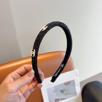 配包装 chanel 香奈儿 新款精美字母发箍 复古网红爆款头箍 搭配高端材质 超精致 时尚高级百搭款 多色可选