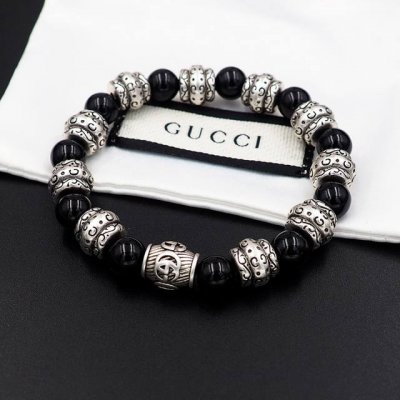 Gucci古奇复古黑耀石串珠手链Xb808