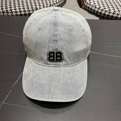 Balenciaga巴黎世家新款韩版做旧洗水鸭舌帽休闲复古时尚百搭街头出 游情侣网红棒球帽