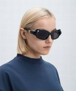 balenciaga 巴黎世家 2025新款明星同方框个性太阳镜 时尚男女款墨镜 出行驾驶防紫外线眼镜