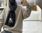 burberry爆款上新 高端男士围巾 经典战马格纹 独家牛货 具有超高羊绒品质才会被此品牌青睐这种精品是市场上及其少见的围巾针织，低调奢华的配色，非常柔软舒适