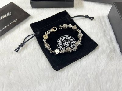 chrome Herats 克罗心 骰子手链 长度：18-20-22厘米