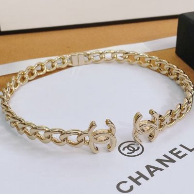 chanel爆款双C链条套装 超级仙女唯美的一款 手镯 项圈