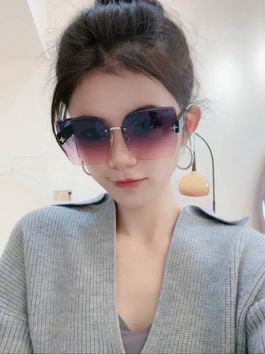 Lv 2025新款女士方框太阳眼镜 开车墨镜 新款无框太阳镜 时尚大方 舒适轻盈 精致奢华 超轻 型号：L1294