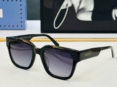 gucc* 古家Gg1670Sk Size 54口21-145 原版墨镜搭配镜框时尚靓丽 C个性十足