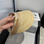P Dior 迪奥麦秆草空顶遮阳帽，官方款，可调节