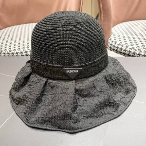 Balenciaga巴黎世家2025夏季新款蝴蝶结渔夫帽 简约休闲百搭款