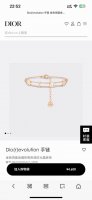 项链 手链 Dior 迪奥 新款 Dior字母套装 一致专柜品质，黄酮材质+施华洛世奇单钻，百搭时髦值得入手