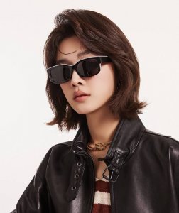 Gucci 经典的小框设计 不挑脸型 无论搭配大衣还是连衣裙都非常显气质尼龙偏光镜片预防紫外线 型号 G0110