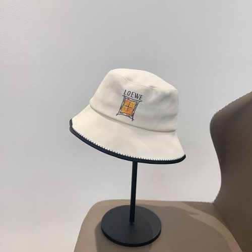 特 配防尘袋 Loewe罗意威 2025新款独家拼色蝴蝶结渔夫帽，简约大方 百搭单品