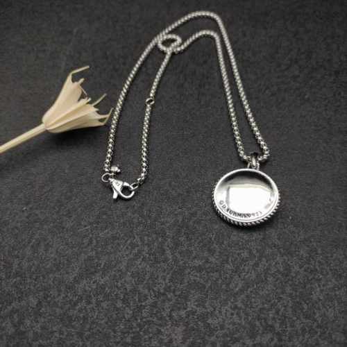 上新 David Yurman 罗盘黑钻项链。链条粗3Mm，长度50+5Cm或长度60+5Cm延迟链 编号Dyxl-087