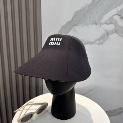 miumiu缪缪～夏季新款无痕鸭舌空顶帽 夏季遮阳神器 一点都不会闷热，超大帽檐更防晒