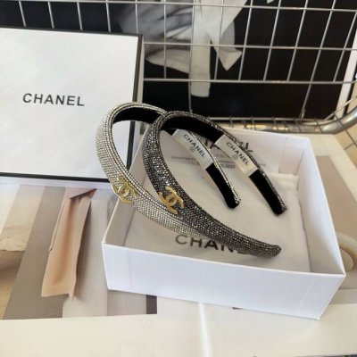 配包装盒 Chanel 香奈儿 最新小香发箍，满钻系列．简单实用，时尚潮流！小仙女必备