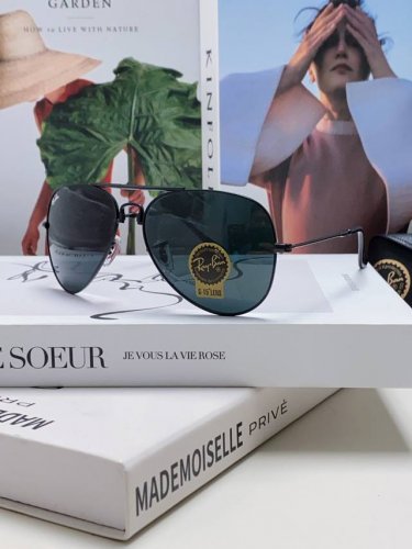 p120 Rayban雷朋 2025便携式可折叠墨镜 男女士太阳眼镜 明星时尚飞行员哈蟆镜 Rb3479 Size:62口14-140