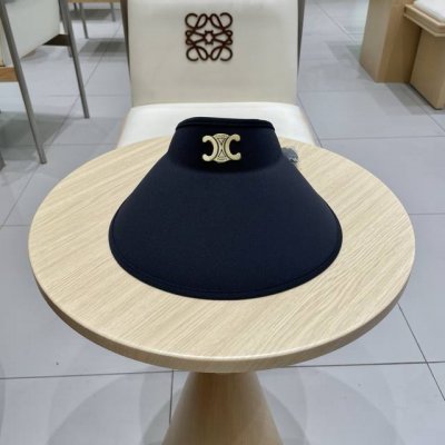 celine塞琳新款2025遮阳空顶帽子女减龄时尚春夏季鸭舌帽百搭简约休闲防晒帽