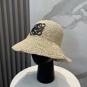 Loewe罗意威新款草帽 纯手钩草帽 可折叠 出游必备单品 头围57Cm