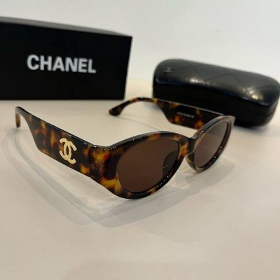 chanel香奈儿猫眼太阳镜 开车遮阳镜 超级炸街香奶奶太阳镜
