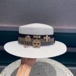Chanel香奈儿 新款小香Logo组合 草编草帽礼帽细节控 简约大方 百搭单品 出街首选 新款帽型超美腻