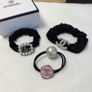 chanel小香 gucci古驰 新款Logo皮筋发圈气质百搭小仙女必入单品 宝藏款 闭眼入推荐款 单个