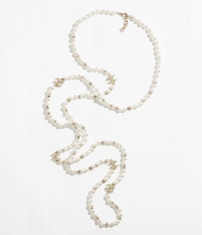 chanel 香奈儿项链Choker Jewelry 顶级Cc粉珠 珍珠毛衣链 我们出品 Z15800，一致Zp黄铜材质施华洛钻订制珍珠，珠宝级别抛光，成本极高