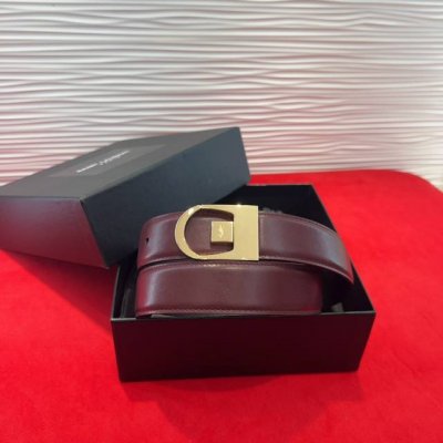 开春秀款Saint Laurent 圣罗兰女士腰带皮带 原厂真金电渡扣头，意大利原厂皮，宽3.0Cm，代购级。