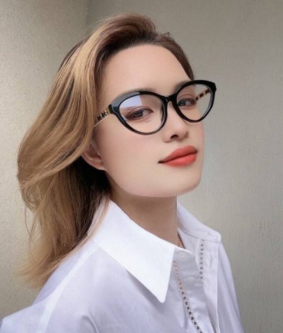 Chanel香奈儿 2025新款小香眼镜猫眼时尚复古潮镜框进口镜架前卫舒适女士素颜光学镜 3428