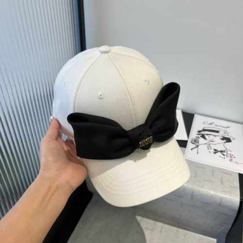 Miumiu缪缪蝴蝶结鸭舌帽，高端定制，头围57Cm