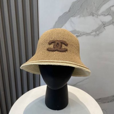 香奈儿Chanel新款针织盆帽，高密度制作，一顶超级有品位的针织帽了~出街首选！帽型超美腻颜色妥妥，轻便携带！小仙女人手必备 头围57Cm