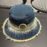 Moncler蒙口2025春新款高品质牛仔渔夫帽 超仙，超火爆质感很赞，出街超好搭配！时尚潮流！快快入手哦！