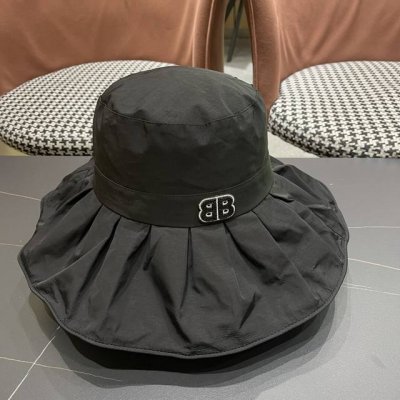 Balenciaga巴黎世家2025夏季新款渔夫帽，简约休闲百搭款，