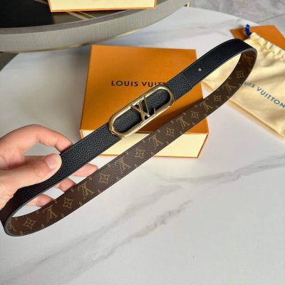 L0Uis Vuitt0N 今季新品 驢家女士原單腰帶 寬度25毫米 定制帆布面搭配底 全新開模扣 多種五金可供選擇. 雙面用 百搭款