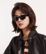 Gucci 经典的小框设计 不挑脸型 无论搭配大衣还是连衣裙都非常显气质尼龙偏光镜片预防紫外线 型号 G0110