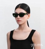 意大利古奇-Gucci . 宝丽来树脂高清镜片 . Tr镜架-轻便佩戴舒适 . Size：57-16-148， . 新款Gg家太阳镜减轻强光负担，遮挡有害光线防
