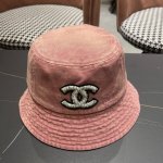 Chanel香奈儿 牛仔帽春夏四季款做旧渔夫帽子户外登山防晒露营徒步盆帽
