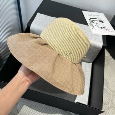 lv路易威登新款草帽 灯笼帽 头围57Cm