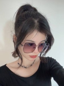 偏光系列太阳镜 原版出货香奈儿网红超爆款经典奢华全球风 [亲亲] 时尚圆框太阳镜 气质非凡 经典大框款式太阳眼镜[篮球] 顶级品质 奢华Logo 正版板材质量