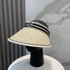 p40 配防尘袋 【Cha香奈儿】2025新款独家款小香遮阳帽空顶帽，遮阳百搭～休闲出街神器 巨防嗮！太爱了
