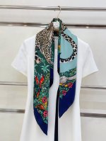 16姆米 单面 H**S真丝新款买了都说好看推荐 丛林之爱90 真丝方巾，顶级工艺超值专柜爆款立体呈现图案纹路实物档次极高特殊工艺高端研发惊艳问世特殊尖端工艺处