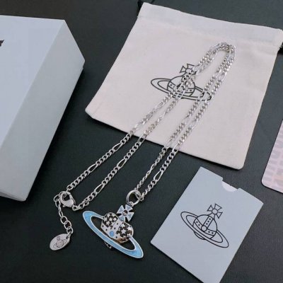 高品质经典大土星项链男女同款 项链Vivienne Westwood西太后土星项链 英国时装设计师 时装的朋克之母 时尚潮流风格 品质强大 超美的设计 简约大气
