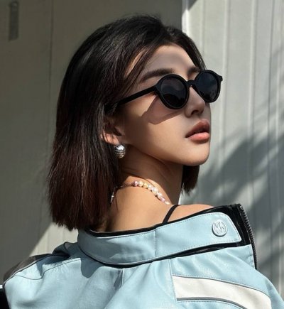 Gucci-偏光太阳镜 2025开春新款 潮流爆款 时尚圆框偏光太阳镜 高品质 佩戴舒适 网红潮款墨镜 女士高清偏光太阳镜 高品质Tr镜框 型号 G6910