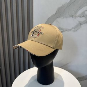 巴宝莉Burberry 官网同步上线 韩版新款英伦风定制款1:1原单品质 男女通用棒球帽 美邦工艺棉麻地质面料 高版品质质量