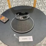 chanel香奈儿遮阳帽，空顶草帽，可调节