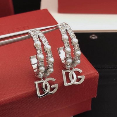 编号Dged0026 Dg*最新款米珠耳勾 一致Zp黄铜材质
