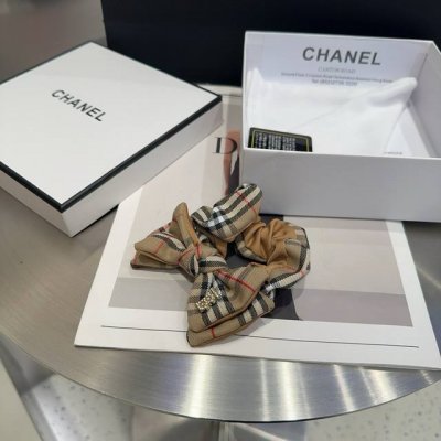 配包装盒 burberry 巴宝莉 经典格子发圈 时尚潮流 实用百搭 永不过时