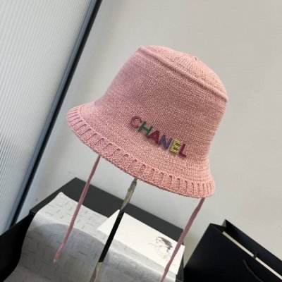 Chanel香奈儿针织渔夫帽，小礼帽，头围57Cm