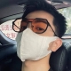 gucci古奇 新款连体驶驾镜墨镜出行必众备多明星同款 太阳镜 男女太士阳镜飞行 型号：G011