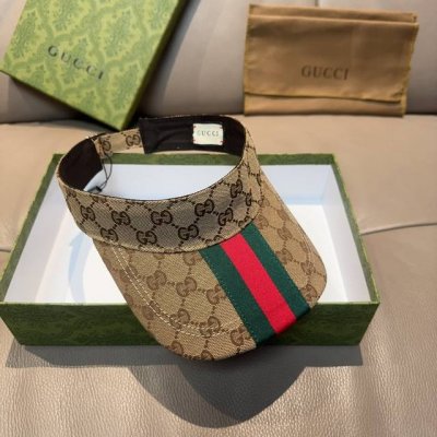 原单版本出货！ 配盒子布袋，Gucci 古奇 最新原单宽版织带空顶帽。专柜1:1开模订制，最高版本，原版帆布料，轻盈透气！实物拍摄，四季百搭男女适用，基础头围5